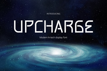 Upcharge Futuristic Tech Font