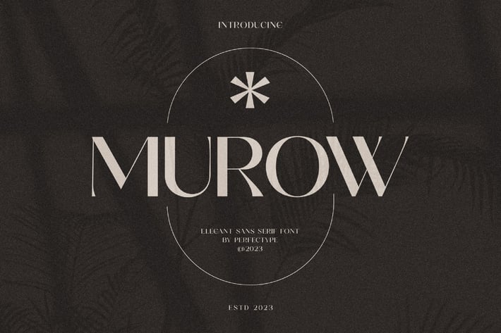 Murow Elegant Serif Font Typeface