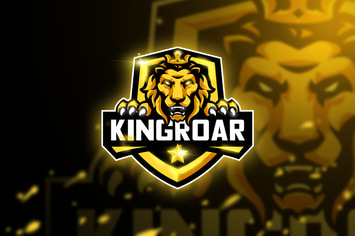 Kingroar - Mascot & Esport logo