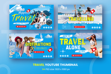 Travel Youtube Thumbnail Template