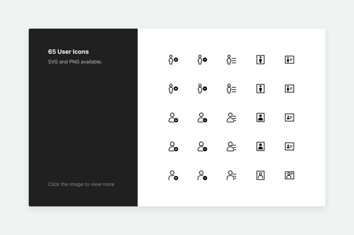 User Icons - Line style