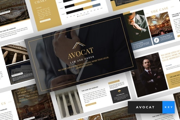 Avocat - Lawyer Keynote Template