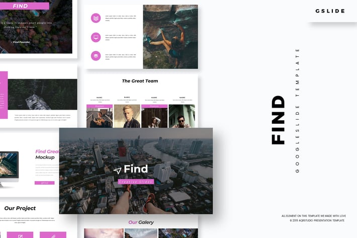 Find - Google Slide Template