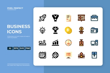 Business Icon - 5 Styles