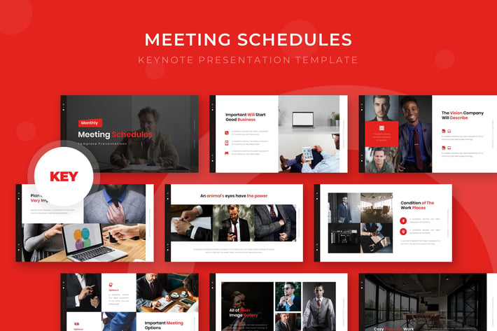 Meeting Schedule - Keynote Template