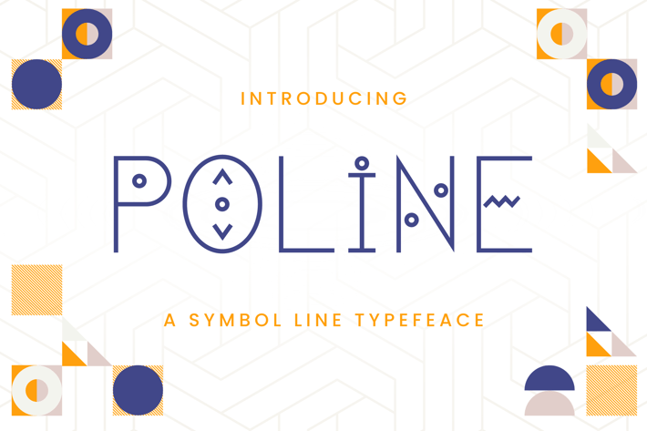 Poline - A Symbol Line Typefeace