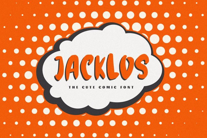 Jacklos - The Cute Comic Font