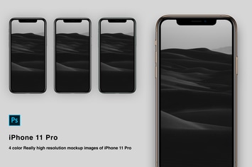 High Resolution Mockup for iPhone 11 pro