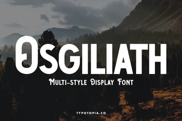 Osgiliath Multistyle Display Font