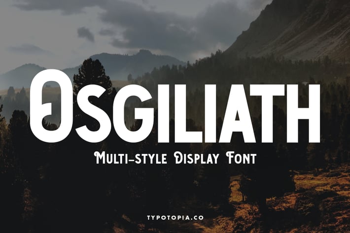 Osgiliath Multistyle Display Font