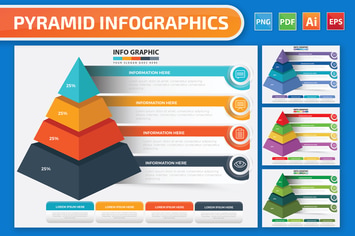 Pyramid Infographics