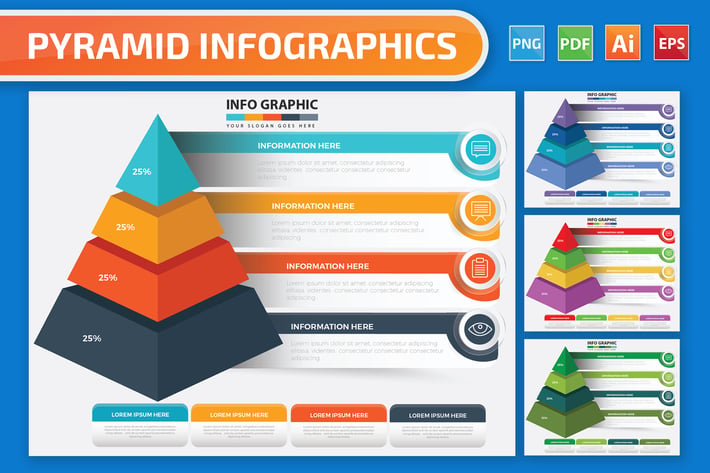 Pyramid Infographics
