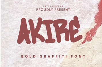 Akire - Graffiti Font