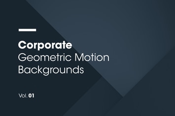Corporate | Geometric Motion Backgrounds | Vol. 01