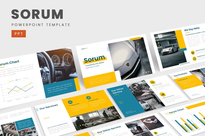 Sorum – Trustworthy Car Dealer PowerPoint Template
