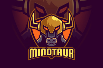 Minotaur Bull Sport Logo Design