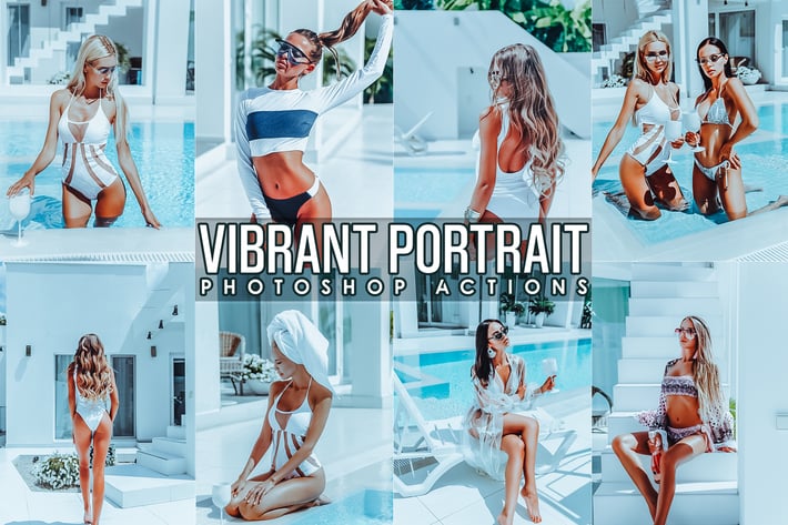 Vibrant Portrait Photoshop Actions