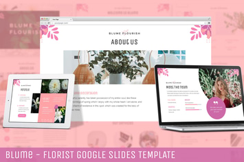 Blume - Florist Google Slides Template