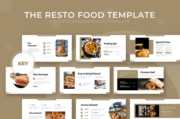 The Resto Food - Keynote Template