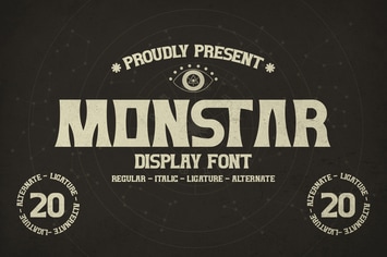 Monstar Classy Display Font