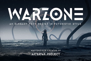 Warzone | Techno Font