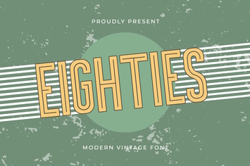 Eighties - Modern Vintage Font