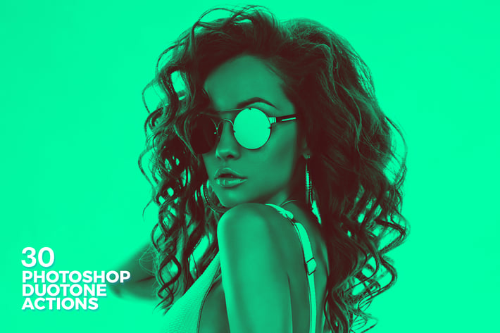 30 Duotone Photoshop Actions