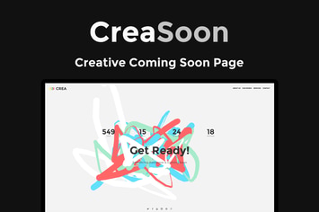 CreaSoon - Creative Coming Soon Template 
