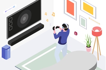 Smart Things with VR AR Isometric Illustration