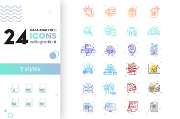 Data Analytics Icons