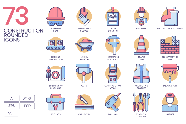73 Construction Icons