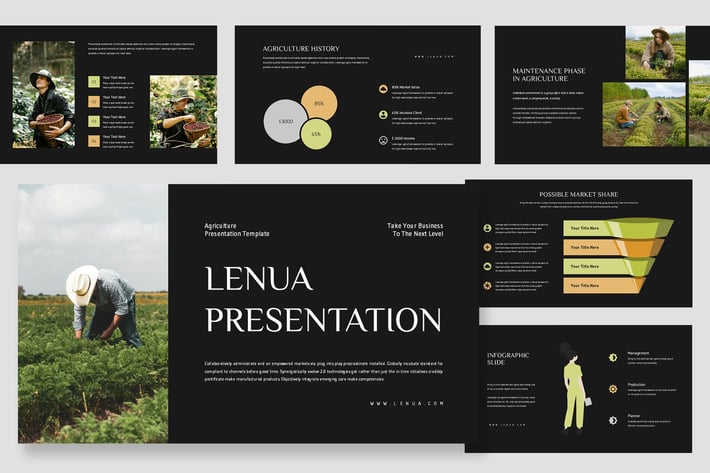 Lenua : Agriculture Keynote Templates