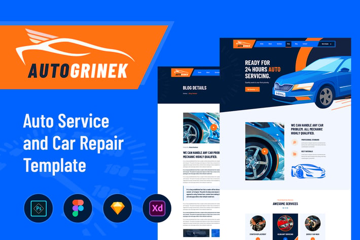 Autogrinek - Auto Service and Car Repair Template