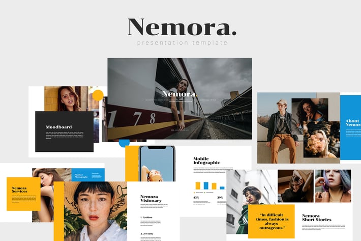 Nemora - Fashion Powerpoint Template