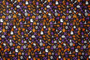 Bright Halloween Seamless Pattern