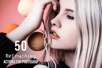 50 Retouching Photoshop Actions