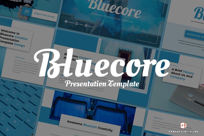 Bluecore - Creative Presentation Keynote Template