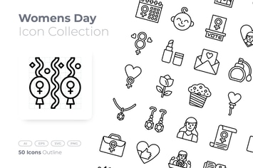 Womens Day Outline Icon