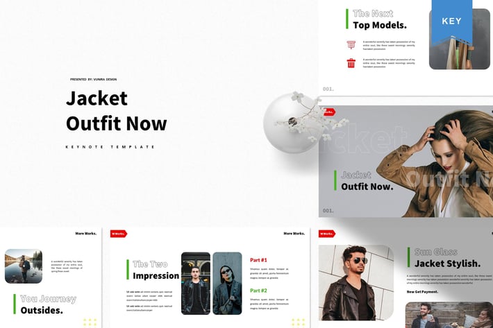  Jacket Outfit Now | Keynote Template