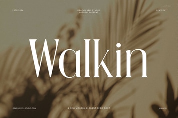 Walkin Modern Serif Font
