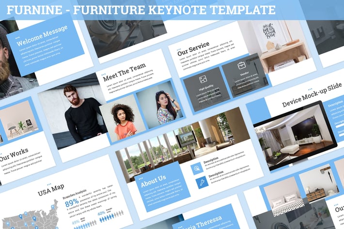 Furnine - Furniture Keynote Template