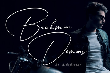 Beckman Demons - Signature Font
