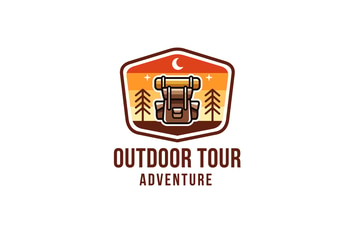 Outdoor Tour Adventure Logo Template