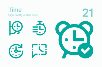Time icons