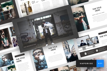 Vaporise - Vape & Vapor Keynote Template