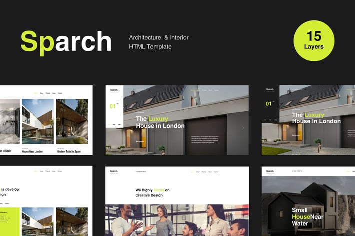 Sparch - Architecture & Interior HTML Template