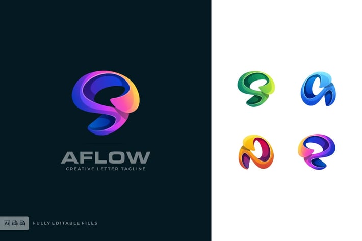 Abstract Color Logo Template