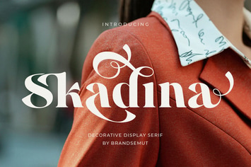 Skadina - Decorative Display Serif