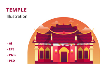 Temple Illustration