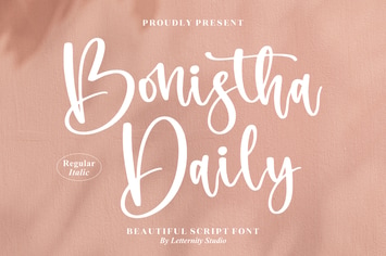 Bonistha Daily Script Font